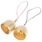 1 ΤΕΜ Μεταλλικό Χάλκινο Κουδούνι Διακόσμηση Κρεμαστό Κουδούνι πόρτας DIY Craft Wind Chimes