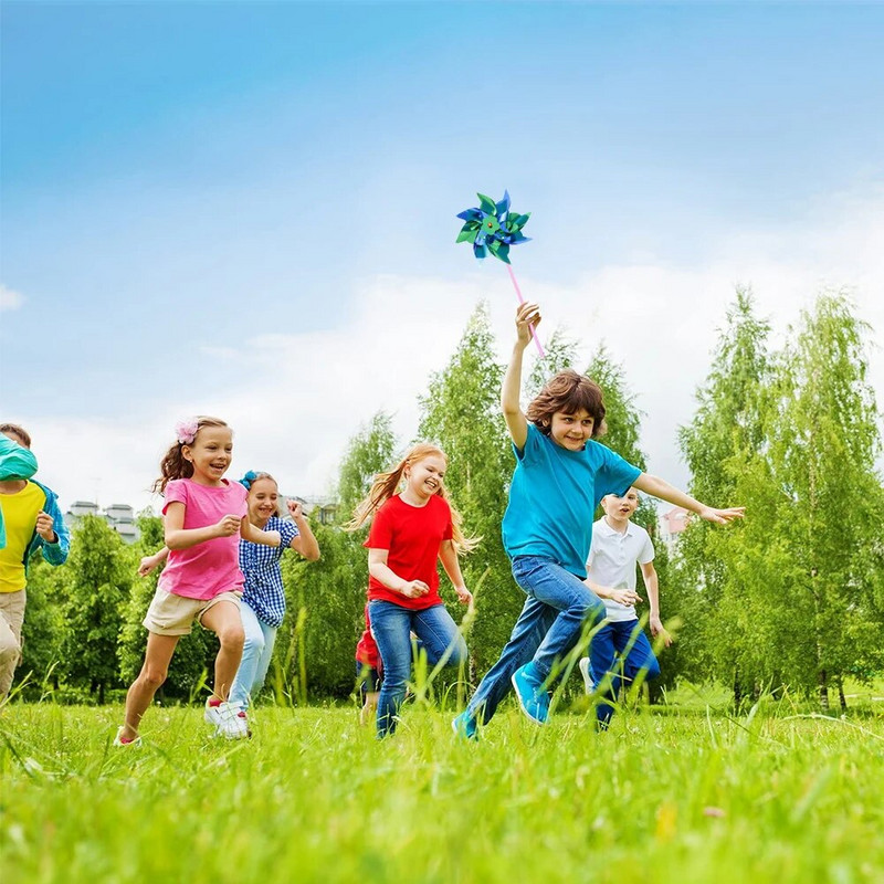 50 tk linnutõrjepink, segavärviline helkur, sädelev linnutõrje, tuuleveski kaitse aiataimede lilledega murukaunistus