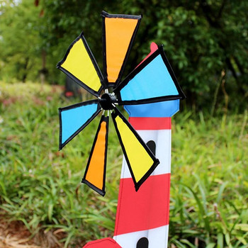 3D House Windmill Wind Spinner Whirligig Pinwheel Yard Decor Garden κλασικά παιδικά παιχνίδια