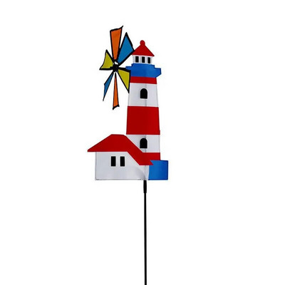 3D kuća vjetrenjača vjetrenjača Whirligig pinwheel dvorište vrtni dekor vanjske klasične dječje igračke
