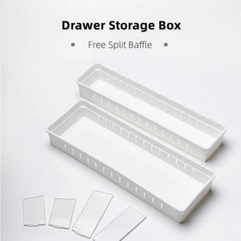 Органайзер за кухненски чекмеджета Кутия за съхранение на прибори Регулируем органайзер за шкаф с разделителна дъска Кутия за съхранение на прибори за чекмеджета