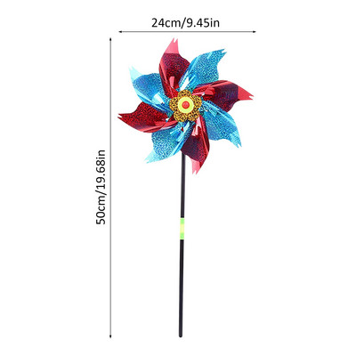 10M nuo paukščių lazerinis vėjo malūnas paukščių atbaidiklis vėjo malūnėlis, sidabrinis, atspindintis paukščių gąsdinimas, varomoji vėjo malūno styga