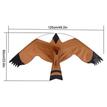 Bird Scarer Flying Kite Birds Repellent Deterent Bird Scarer Kite Without Pole for Crops Outdoor Eagle Kite Pest Decoy