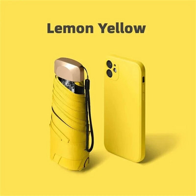 55% kedvezmény Mini napernyő kis zsebes esőernyő Vinyl összecsukható UV ultraibolya védelem napernyő zsebes napernyő kapszula