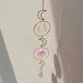 Suncatcher Kristalni vitraji Hvatač svjetla Viseći privjesak Rainbow Maker Prizma Prozor Wind Chime Ornament Vrtni ukras