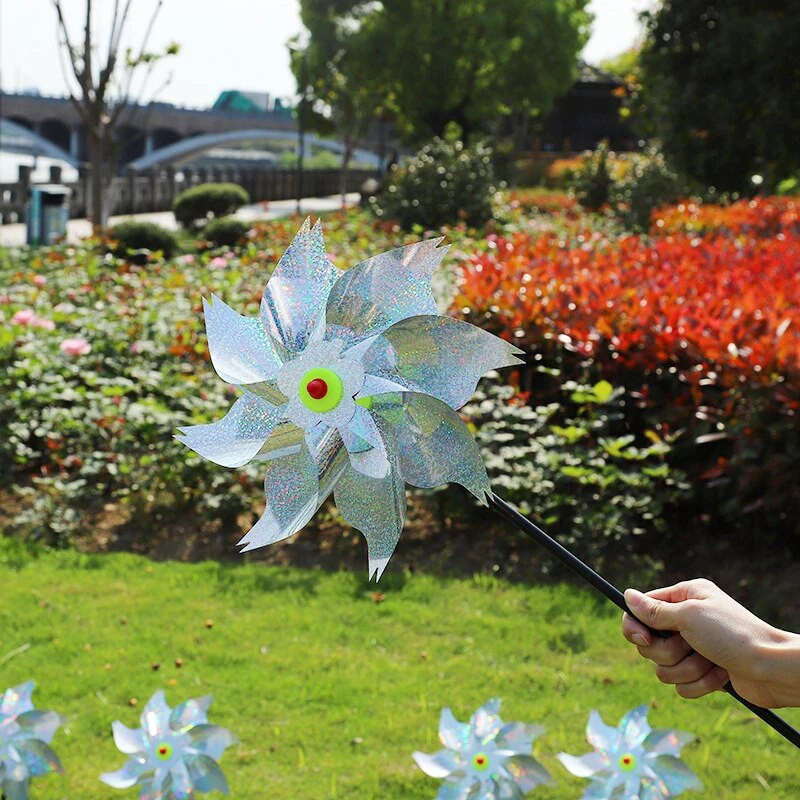Tuulevurr, helkurlindude peletaja tuuleveski aia dekoratiivne helkurratas õue linnupeletusvarustus