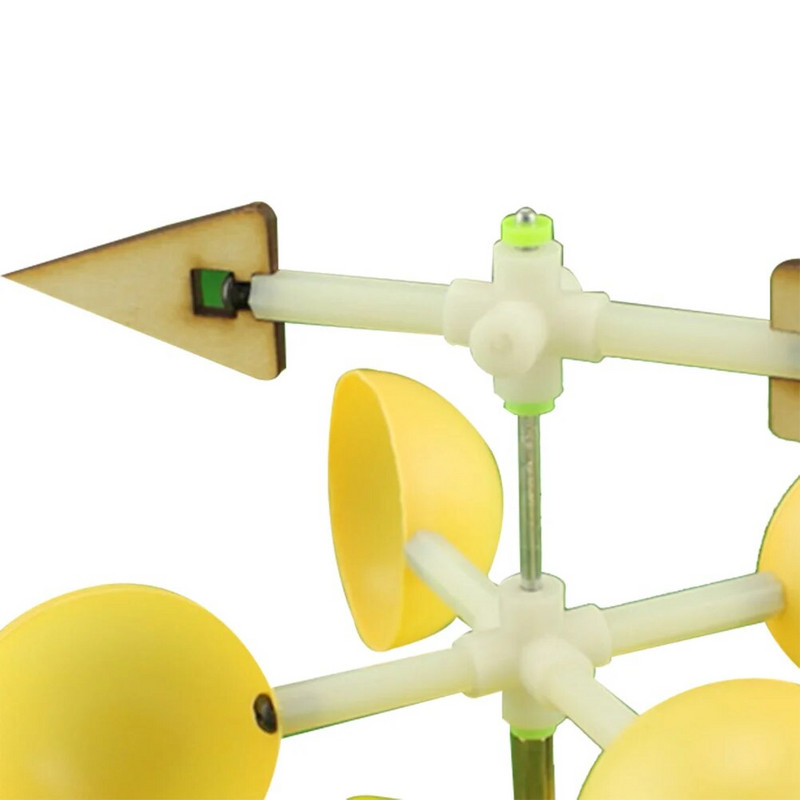 „Weather Vane Wind Kidscience“ žaislai „Kitstation“ Mentelės „Weathervane“ „pasidaryk pats“ vėjo malūnų stogai surinkimo modelio įrankiai Mokslinis sodas