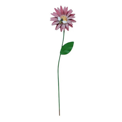 Mile decorative de grădină Mile florale din metal rezistente la rugină Ornament de țeapă de flori de fier rezistent la apă Decorare pentru curte în aer liber