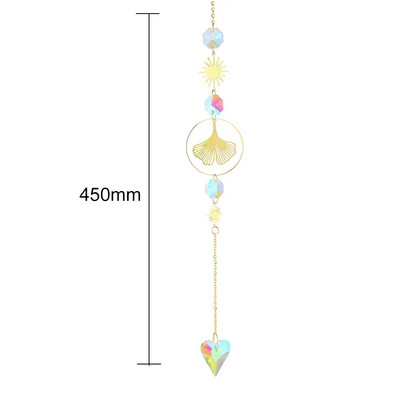 Clopoțel de vânt cu fulg de zăpadă Sun Catcher Diamond Prisme Pandantiv Vise Curcubeu Chaser Hanging Home Garden Decor Windchime