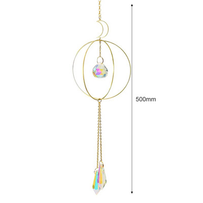 Clopoțel de vânt cu fulg de zăpadă Sun Catcher Diamond Prisme Pandantiv Vise Curcubeu Chaser Hanging Home Garden Decor Windchime