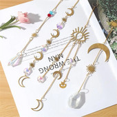 Saulės gaudyklės ornamentas Puikus spalvingas pakabinamas ant sienos Saulės gaudytojas prizmės rutulys Patvarus lango prizmės ornamentas bendrabučiui