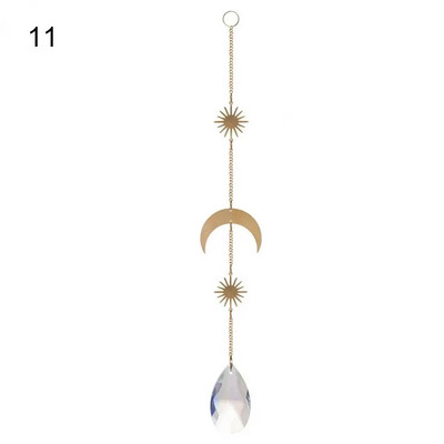 Saulės gaudyklės ornamentas Puikus spalvingas pakabinamas ant sienos Saulės gaudytojas prizmės rutulys Patvarus lango prizmės ornamentas bendrabučiui