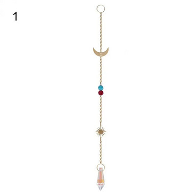 Saulės gaudyklės ornamentas Puikus spalvingas pakabinamas ant sienos Saulės gaudytojas prizmės rutulys Patvarus lango prizmės ornamentas bendrabučiui