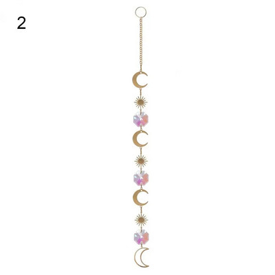 Saulės gaudyklės ornamentas Puikus spalvingas pakabinamas ant sienos Saulės gaudytojas prizmės rutulys Patvarus lango prizmės ornamentas bendrabučiui