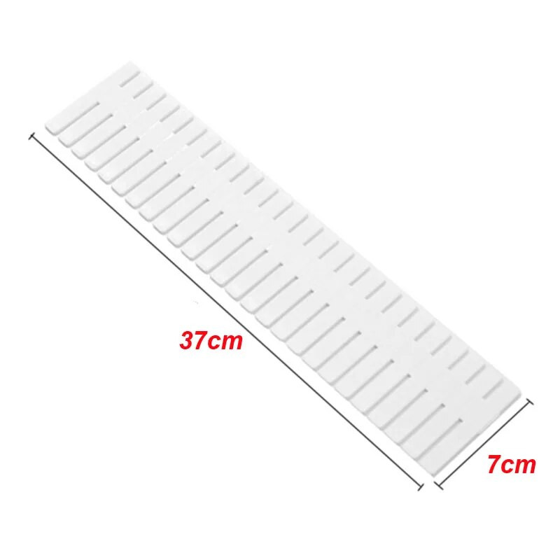 Despărțitor de sertar reglabil Combinație gratuită Grilă de sertar Panou despărțitor Rafturi de depozitare Separator de sertar din plastic Organizator de birou