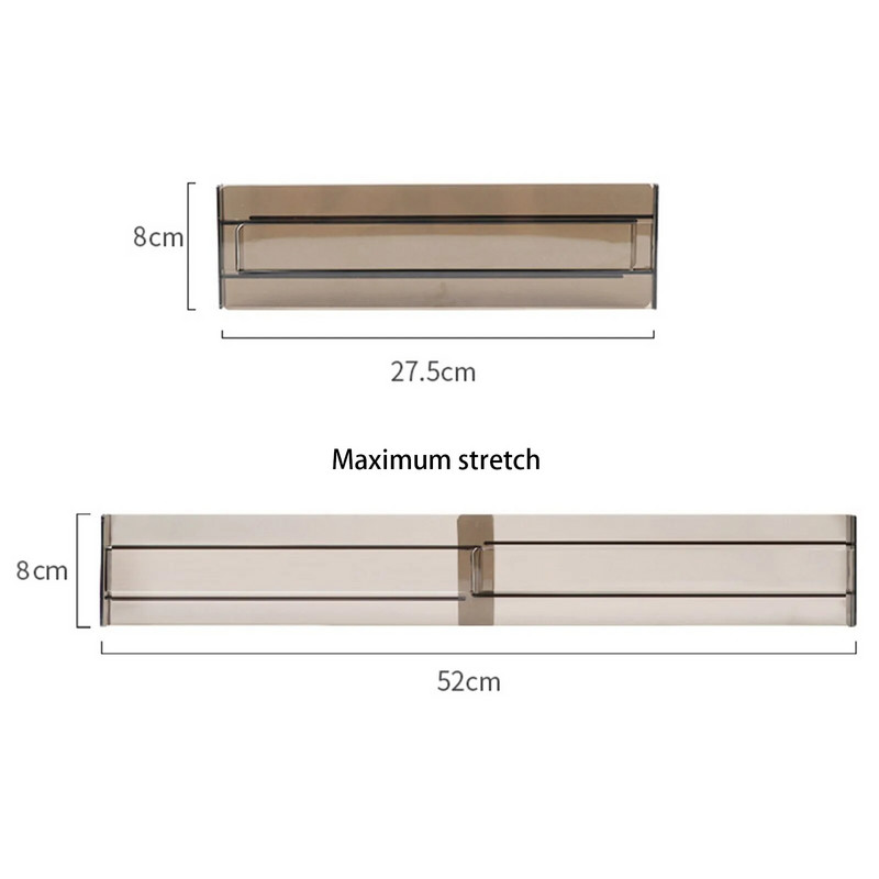 Reguliuojami laikymo stalčiai skirstytuvas Ištraukiamas plastikinis stalčių pertvarų laikiklis Buitinių raštinės reikmenų apatinių kojinių apdaila