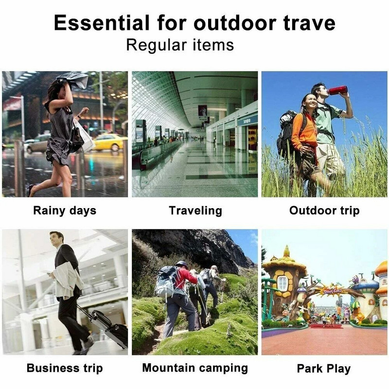 Modni vodootporni dugi baloner Žene Muškarci Kišni kaput s kapuljačom za vanjsko planinarenje Putovanja Ribolov Penjanje Zadebljani pončo baloner