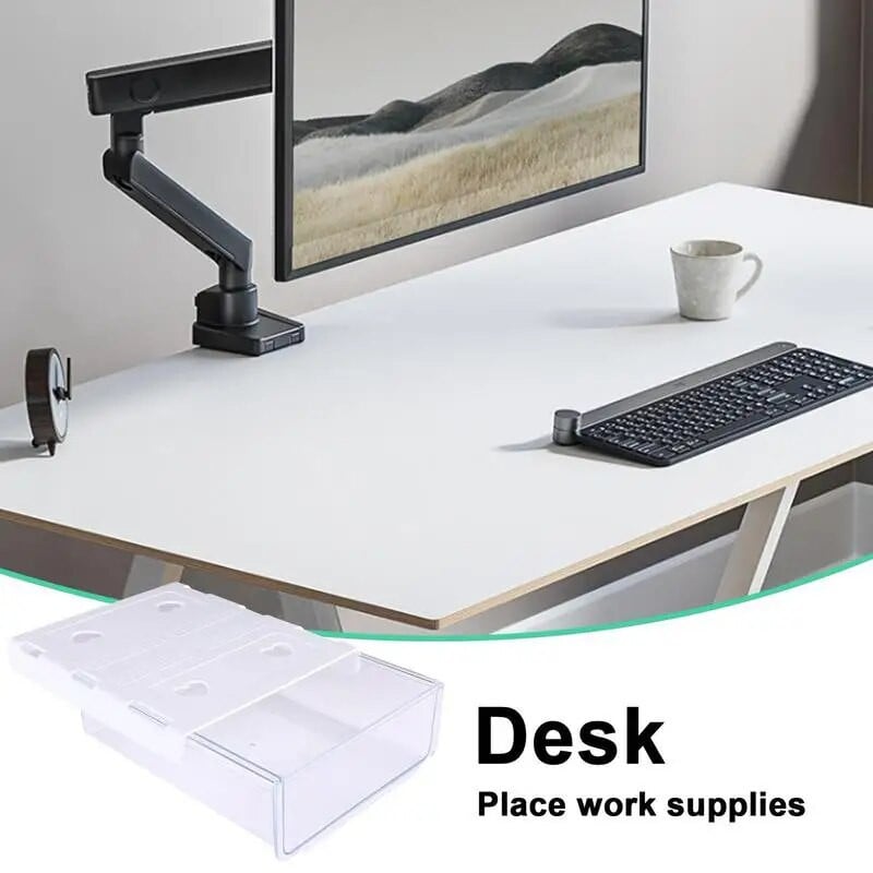 Po stalo stalčiumi Skaidrūs lipnūs stalčiai po stalu.