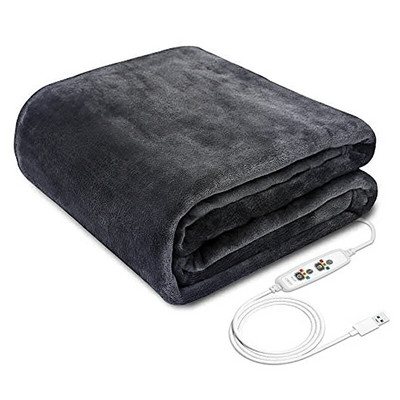 USB elektrinė šildymo antklodė šilta šildoma skara 3 šilumos nustatymai su laiko funkcija Elektrinė šildymo antklodė žiemos šiltesnė skara