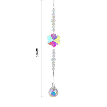 Crystal Star Hexagon Diamond Prisms Κρεμαστά Rainbow Chaser Φωτιστικά αξεσουάρ για κουρτίνες παραθύρων Κρεμαστό ντεκόρ κήπου σπιτιού