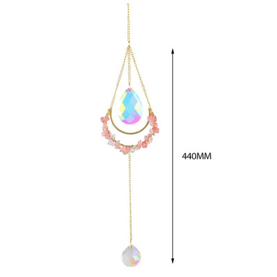 Suncatcher Cristal Wind Chimes Sun Catchers Pandantiv Sunlight Catcher Fereastră de grădină Cortina de nuntă Candelabru Decor