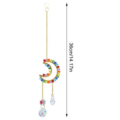 Curcubeu Crystal Sun Catcher Rainbow Maker Prism Sun Catchers Sparkle Colorful Curcubew Prism Pandantive din cristal lucrate manual pentru fereastră