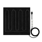 USB električni jastučić za grijanje s tempiranjem Toplo zimsko grijanje DIY grijani jastučić za grijanje odjeće grijač za ruke za autosjedalicu