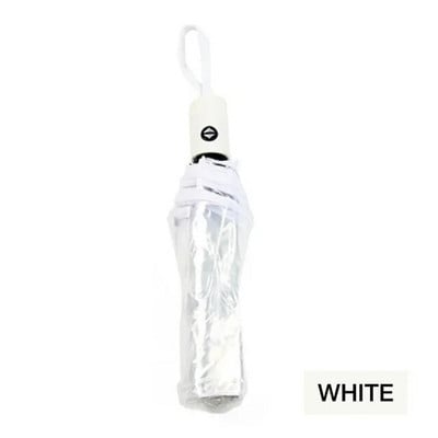 Kišobran Prozirni ženski kišobran s automatskim kišobranom otpornim na vjetar, automatski sklopivi crni za muškarce, žene, potrepštine za putovanja na otvorenom