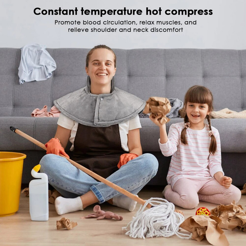 Električno grijanje, ramena, vrat, jastučić za grijanje, grijaća deka, električno grijanje, zamotavanje za ramena, ublažavanje bolova, regulator temperature