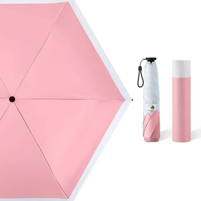 110g Φορητή ανδρική ομπρέλα τριών πτυσσόμενων επαγγελματικών αντιανεμική μαύρη ομπρέλα Anti-UV αδιάβροχη γυναικεία ιαπωνική ομπρέλα ταξιδιού