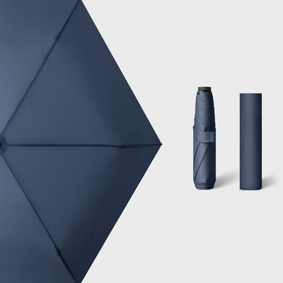 110g Φορητή ανδρική ομπρέλα τριών πτυσσόμενων επαγγελματικών αντιανεμική μαύρη ομπρέλα Anti-UV αδιάβροχη γυναικεία ιαπωνική ομπρέλα ταξιδιού