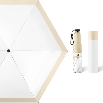 110g Φορητή ανδρική ομπρέλα τριών πτυσσόμενων επαγγελματικών αντιανεμική μαύρη ομπρέλα Anti-UV αδιάβροχη γυναικεία ιαπωνική ομπρέλα ταξιδιού