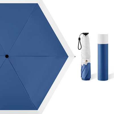 110g Φορητή ανδρική ομπρέλα τριών πτυσσόμενων επαγγελματικών αντιανεμική μαύρη ομπρέλα Anti-UV αδιάβροχη γυναικεία ιαπωνική ομπρέλα ταξιδιού