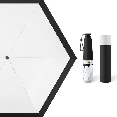 110g Φορητή ανδρική ομπρέλα τριών πτυσσόμενων επαγγελματικών αντιανεμική μαύρη ομπρέλα Anti-UV αδιάβροχη γυναικεία ιαπωνική ομπρέλα ταξιδιού