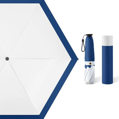 110g Φορητή ανδρική ομπρέλα τριών πτυσσόμενων επαγγελματικών αντιανεμική μαύρη ομπρέλα Anti-UV αδιάβροχη γυναικεία ιαπωνική ομπρέλα ταξιδιού