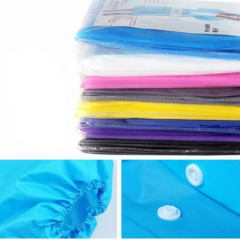 1kom Visokokvalitetni EVA uniseks baloner zadebljani vodootporni kišni kaput Žene Muškarci Crni vodootporni baloner za kampiranje