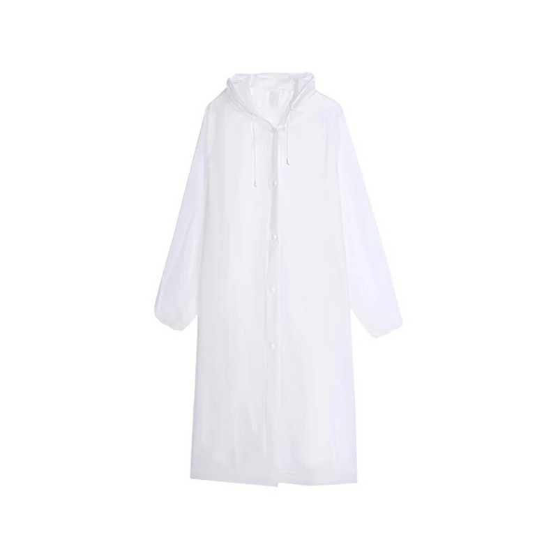 1kom Visokokvalitetni EVA uniseks baloner zadebljani vodootporni kišni kaput Žene Muškarci Crni vodootporni baloner za kampiranje