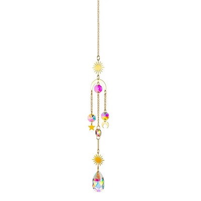 Pandantiv Sun Catcher Pandantiv Decorativ Steaua Lunii Garden Crystal Pendant