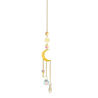 Pandantiv Sun Catcher Pandantiv Decorativ Steaua Lunii Garden Crystal Pendant