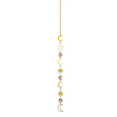 Pandantiv Sun Catcher Pandantiv Decorativ Steaua Lunii Garden Crystal Pendant