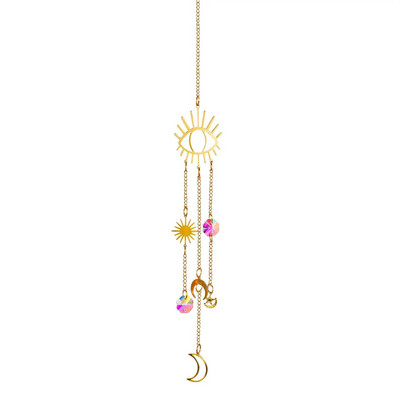 Pandantiv Sun Catcher Pandantiv Decorativ Steaua Lunii Garden Crystal Pendant