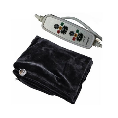 3 зъбни колела 45x80CM Регулиране USB Електрически нагреваеми одеяла Шал Зимно затопляне Шия Рамо Далечно инфрачервено отопление Топла подложка