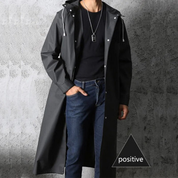 Дъждобран Защитно палто за мъже и жени с обвивка EVA за възрастни, модно, планинско, риболовно, прозрачно удебелено дъждобран