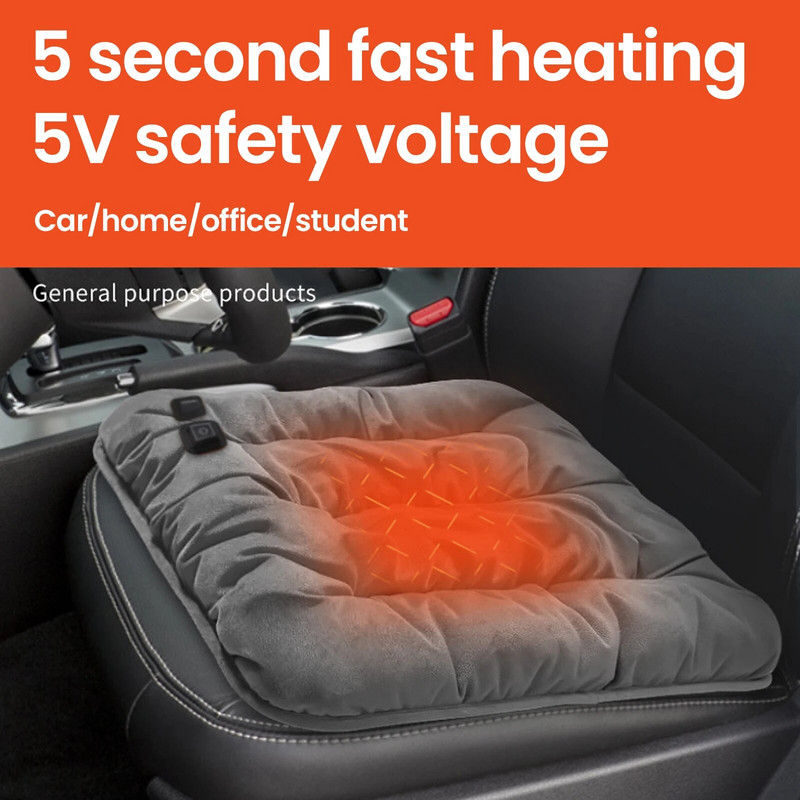 Podesiva temperatura, električni grijač, jastuk, stolica, automobil, tijelo za kućne ljubimce, zimski grijač, pokrivač na 3 razine, udobna mačka, pas 10 W