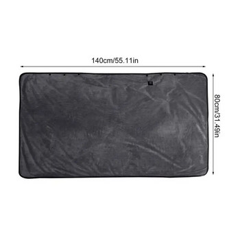 Електрическо одеяло USB нагревателен шал 3 предавки Регулируема температура одеяло шал зимно топло отопляемо пончо подложка за кола офис дома