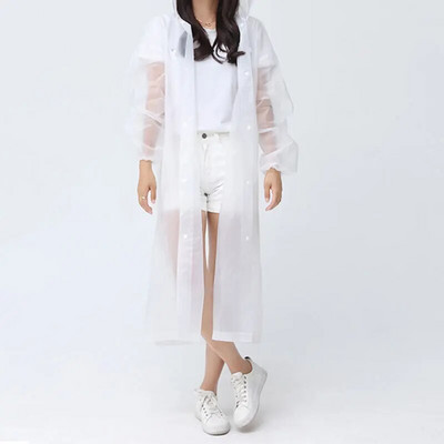 Gyermek Felnőtt Esőkabát Sűrített Vízálló EVA Esőkabát Tour Vízálló Esőruha Öltöny Esőkabátok Gyerekek Átlátszó Átlátszó