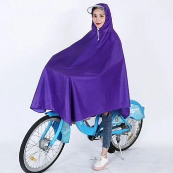 Αδιάβροχα ποδηλασίας Αδιάβροχο μονόπρόσωπο Long Poncho Αδιάβροχο κάλυμμα εξωτερικού χώρου Παχύ κουκούλα Αδιάβροχο Γυναικεία αδιάβροχα ρούχα