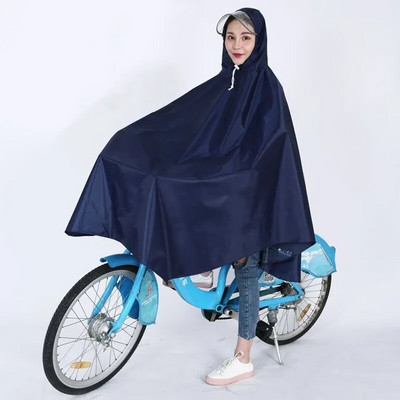 Pelerina de ploaie pentru ciclism Poncho lung pentru o singură persoană Husă de ploaie în aer liber impermeabilă Pelenă de ploaie cu glugă îngroșată pentru femei Îmbrăcăminte de ploaie impermeabilă