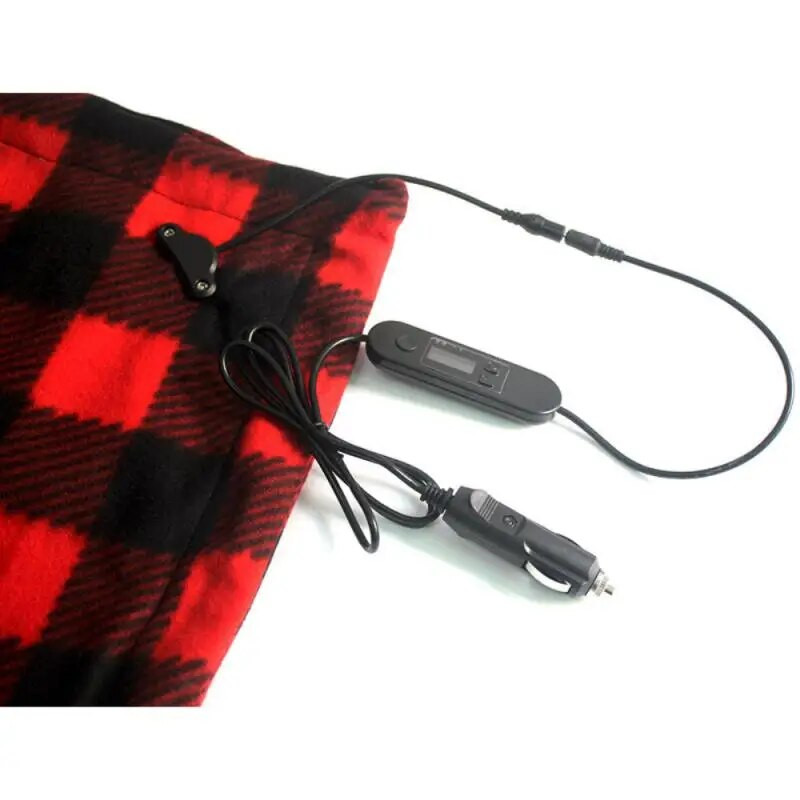 100cm * 60cm ново 12V автомобилно електрическо одеяло решетка енергоспестяваща топла есенна и зимна кола електрическо одеяло кола