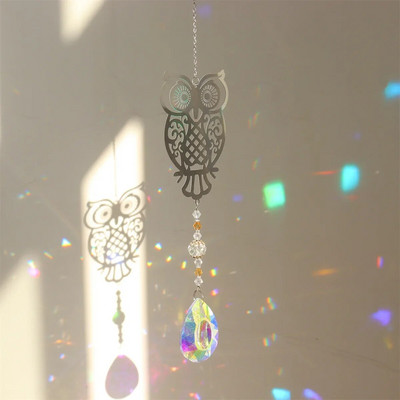 Krištolo saulės gaudyklė Saulės gaudyklė, skirta pakabinti gyvybės medžio vėjo pakabukus, stiklines prizmes, vėjo varpelius, skirtus lauko sodo dekoravimui